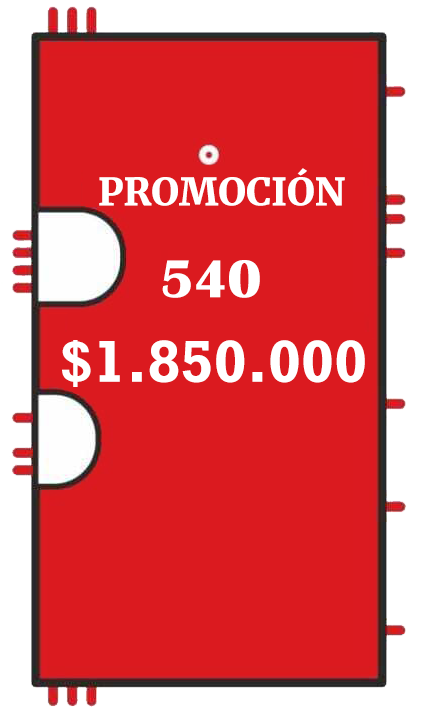 Puerta blindada 540
